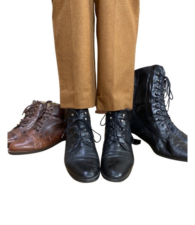 Vintage Shoes: Lace Boots