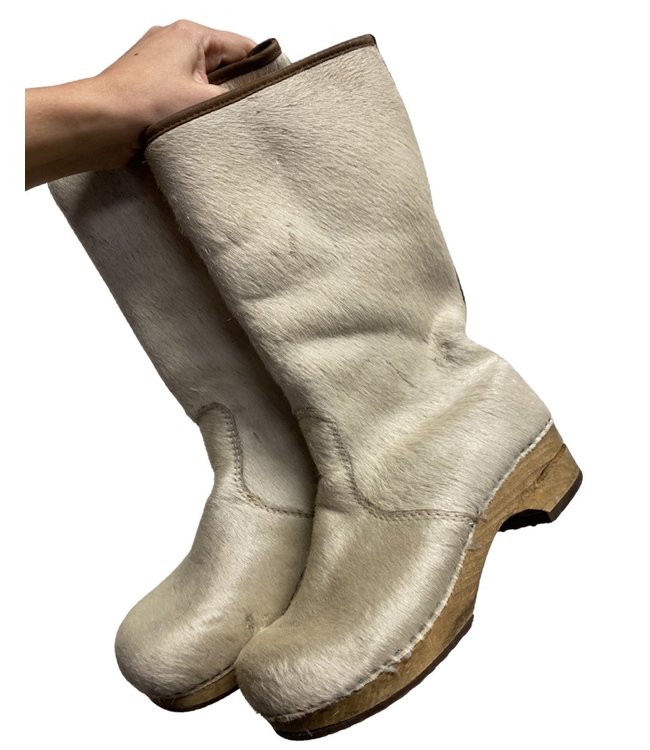 Chaussures Vintage: Bottes Fourrées