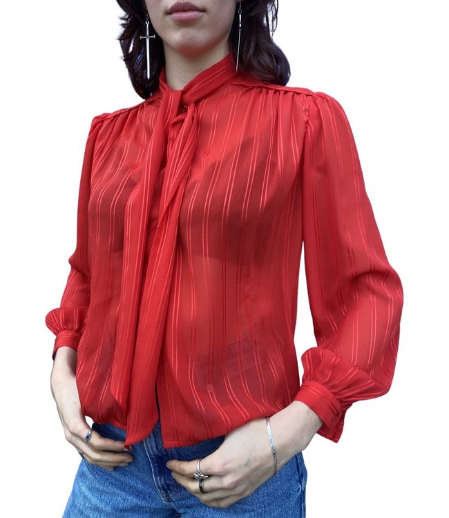 Vintage Tops: Secretary Blouses