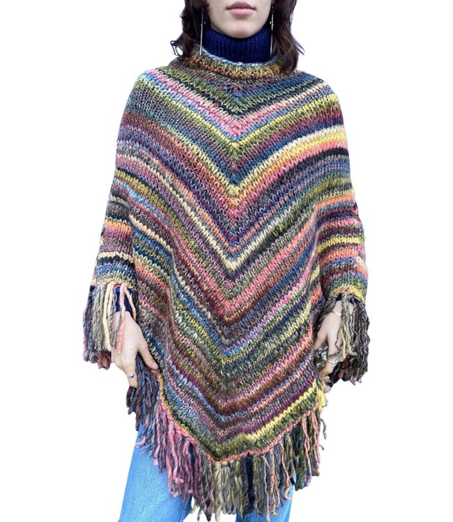 Tricot Vintage: Poncho