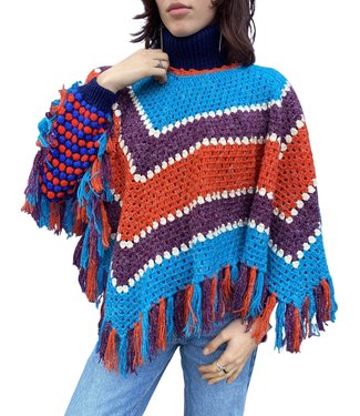 Tricot Vintage: Poncho