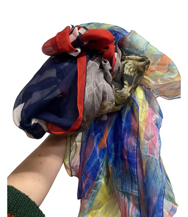 Vintage Scarves:  See Through / Mesh Scarves