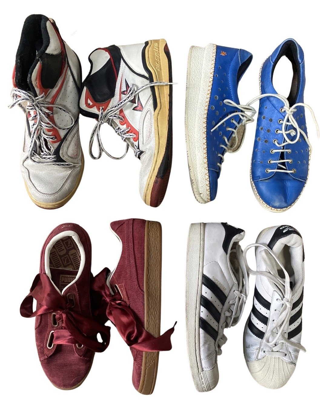 Vintage Shoes: Casual Sneakers ReRags Vintage