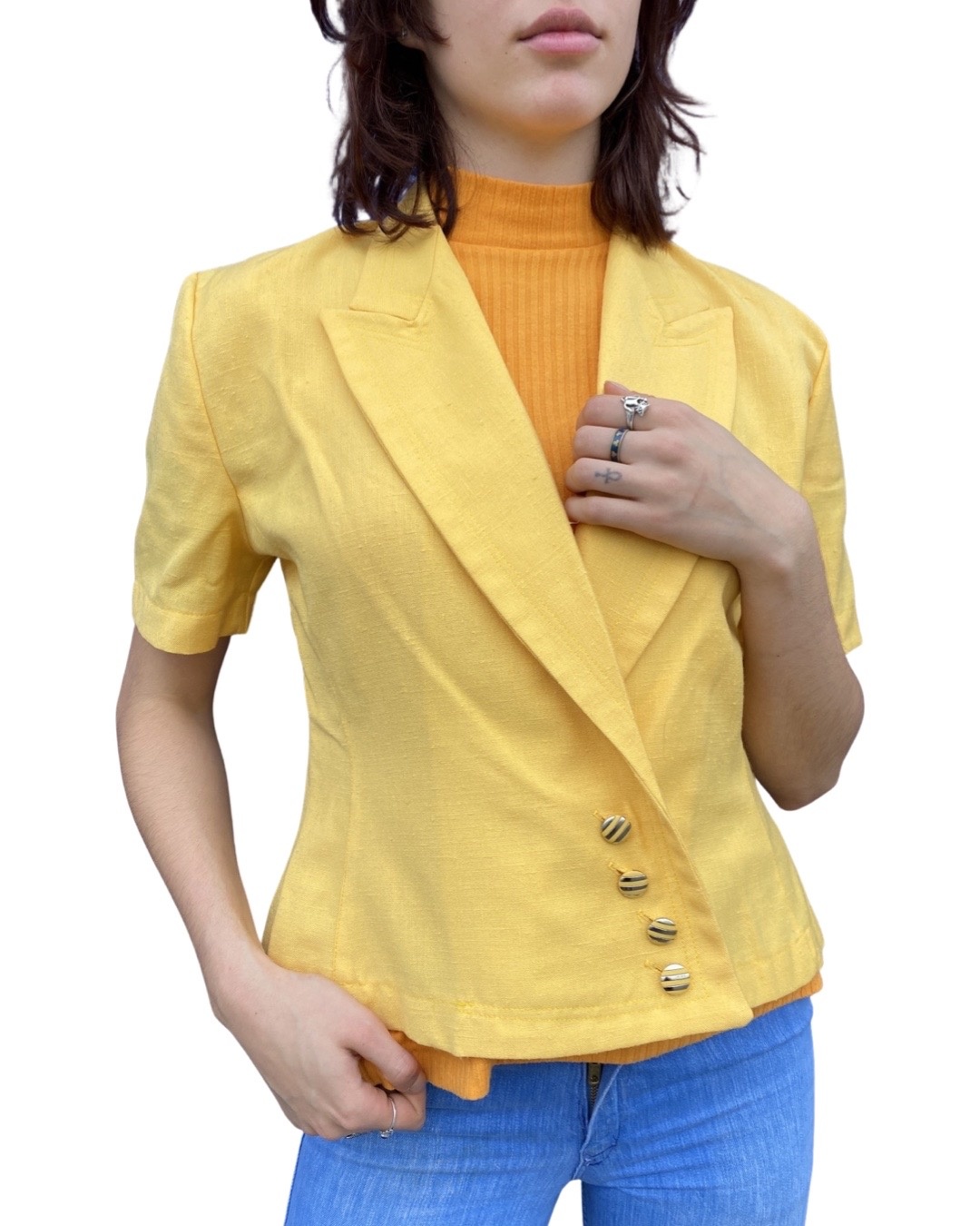 Vintage Jackets Monochrome Blazers & Jackets ReRags Vintage Clothing