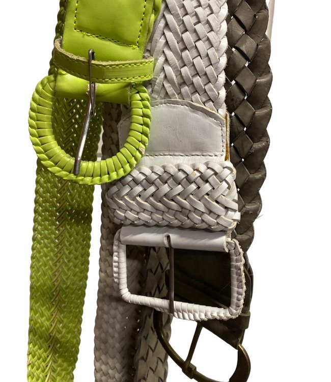 Vintage Belts: Braided Leather Belts