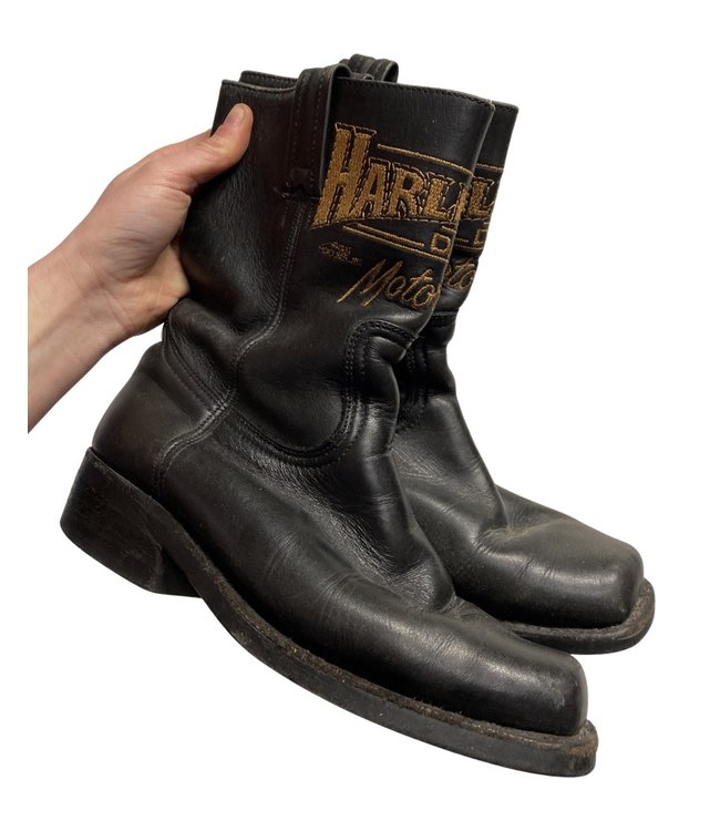 Chaussures Vintage: Bottes de Motard