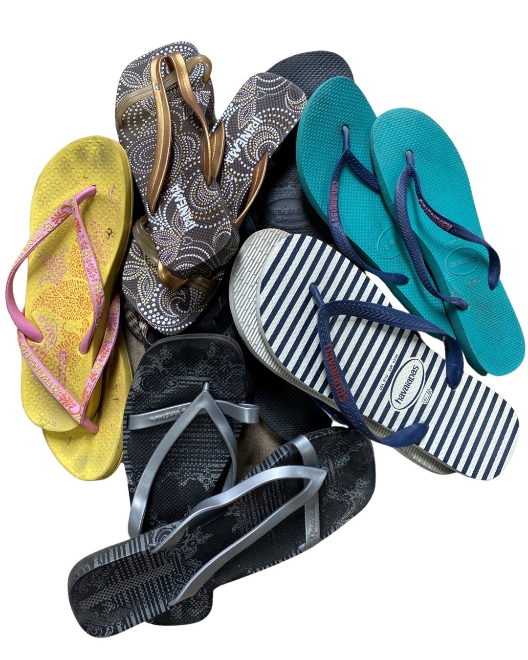 Vintage Shoes: Flip Flops - ReRags Vintage Clothing Wholesale