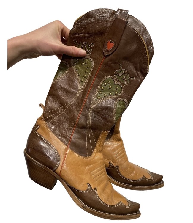 Chaussures Vintage: Bottes de Cow-Boy
