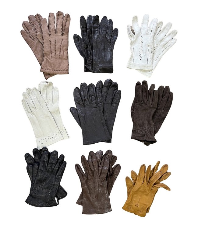 Vintage Leather Gloves Wholesale | ReRags