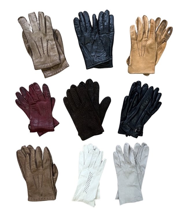 Accessoires Vintage: Gants en Cuir