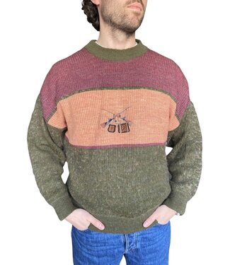 Vintage Knitwear: Application Jumpers / Cardigans Men