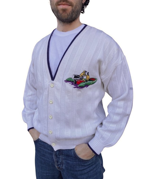 Vintage Knitwear: Application Jumpers / Cardigans Men