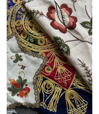 Tapis Vintage: Broderie Napperon