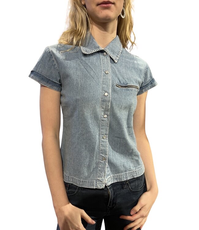 Vintage Tops: Denim Blouses