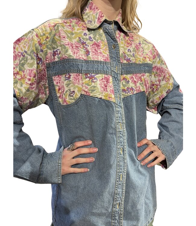 Hauts Vintage: Chemises en Jean pour Femmes