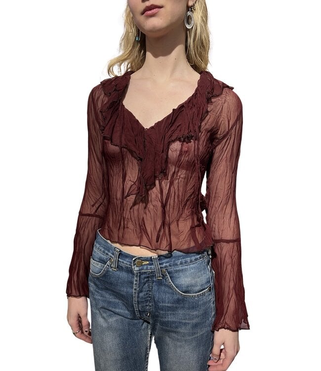 Vintage Tops: See-Through Blouses