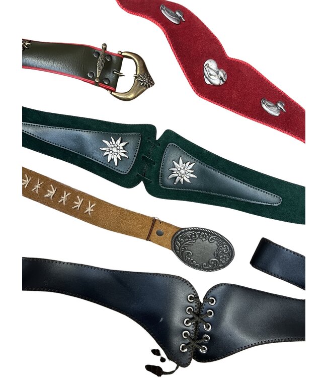 Vintage Belts: Tyrolean Leather Belts