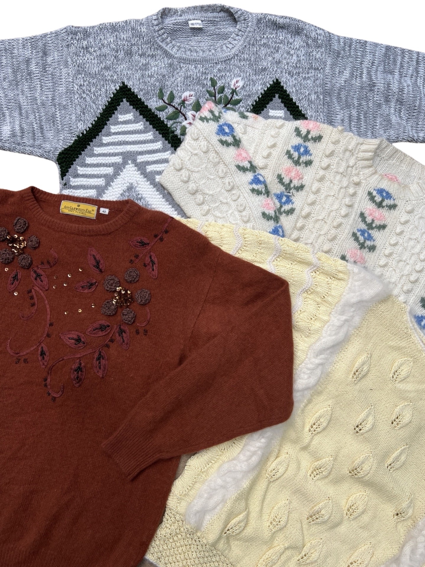 Vintage Knitwear Application Jumpers Cardigans ReRags Vintage Clothing Wholesale