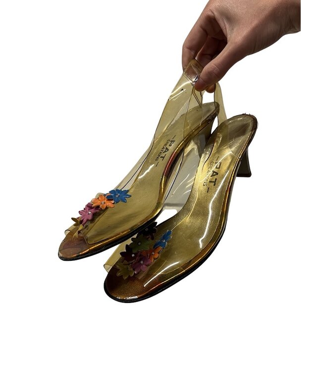 Chaussures Vintage: Chaussures à Bout Ouvert