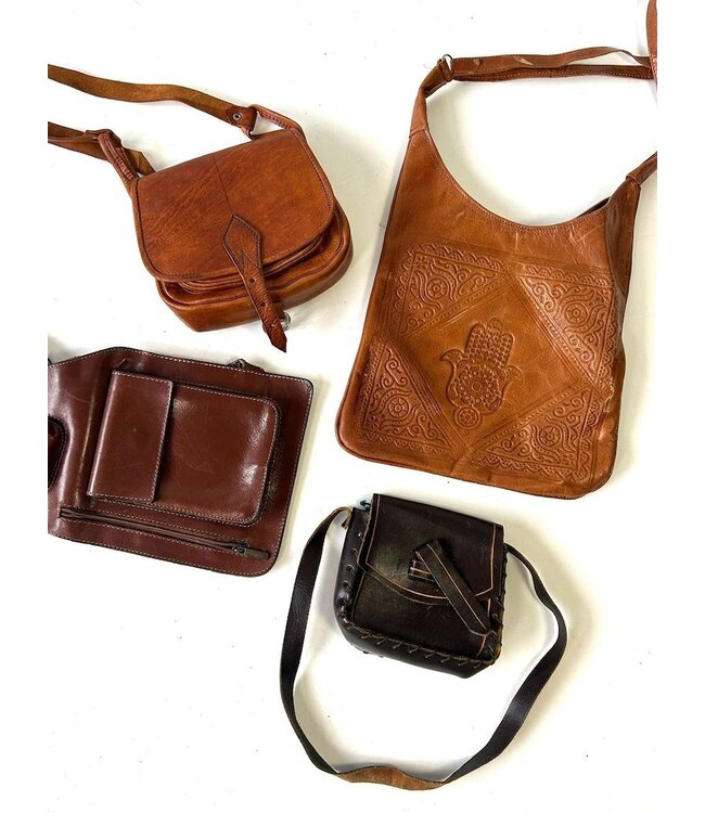 Sacs Vintage: Sacs Hippies &  à Outils en Cuir