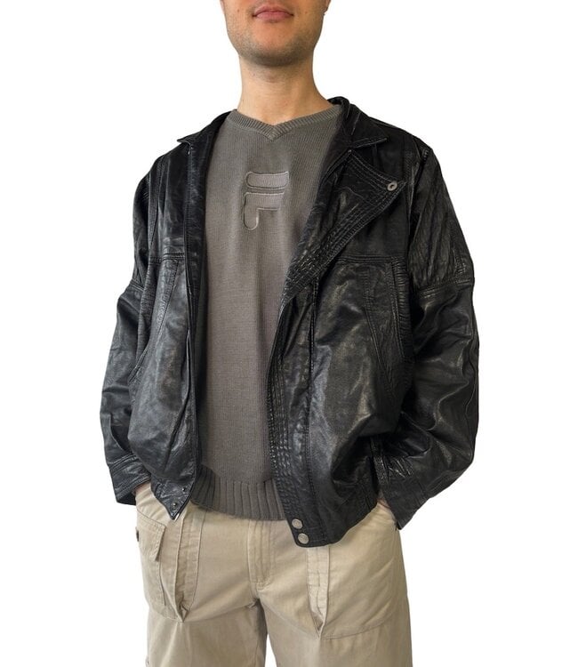 Vintage Jackets: Leather/Suede Bomber Jackets