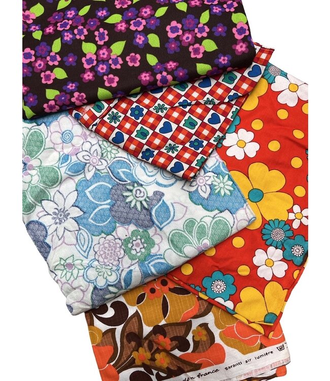 Accessoires Vintage: Tissus 50's / 60's / 70's