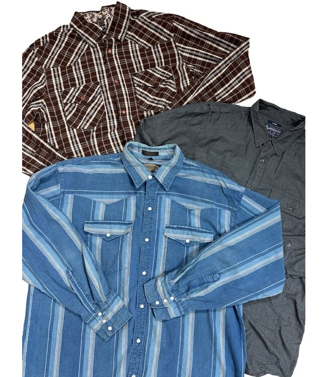 Chemises Country et Western Y2K Vintage en Gros | ReRags
