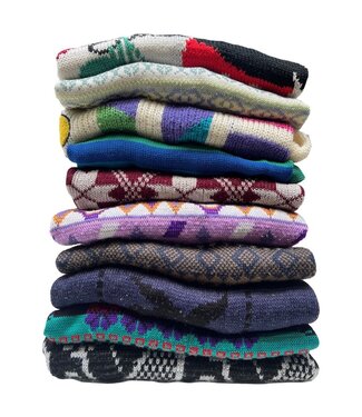 Vintage Strickwaren | Printed Jumpers