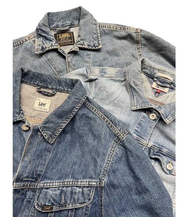 Vintage Designer Denim Jackets Wholesale | ReRags