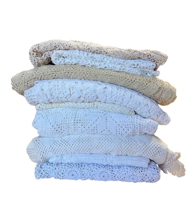 Couvertures Vintage: Couvre-Lits en Crochet / Dentelle