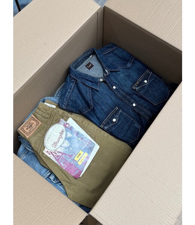 Curated Vintage Box:  Denim Mix (40kg)