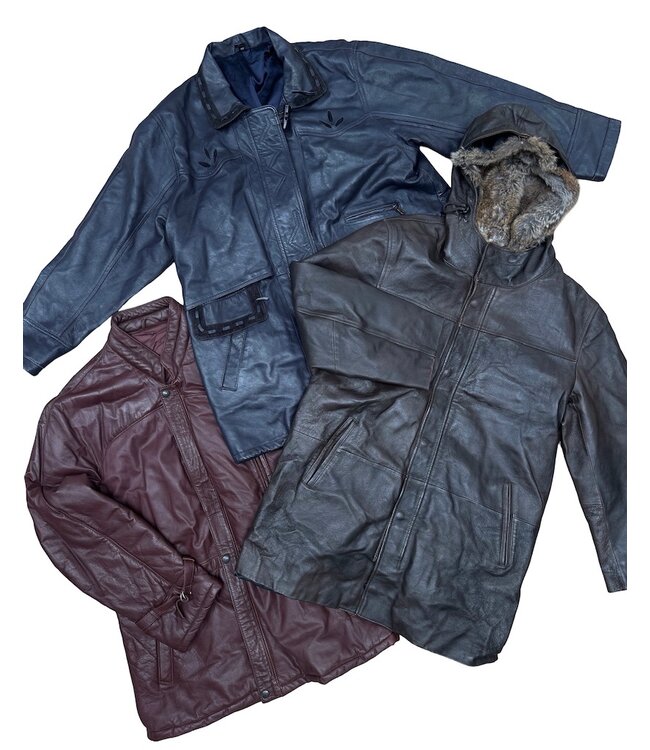 Manteaux Vintage: Parka (à Capuchon) en Cuir / Daim Femmes