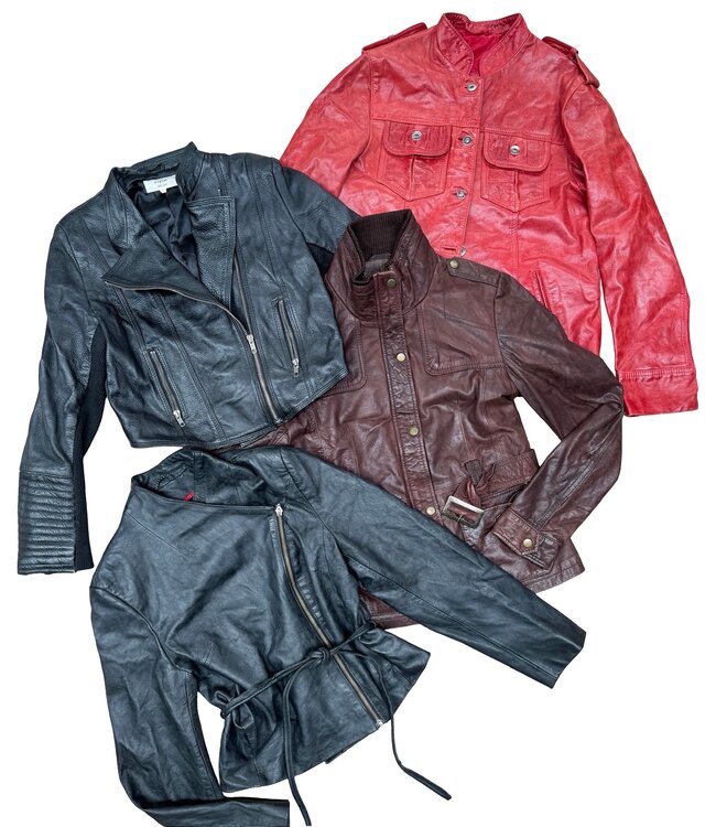 Vintage 80s & 90s Leather Jackets Wholesale | ReRags