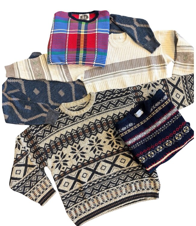 Vintage Knitwear: Coogi Style Sweater