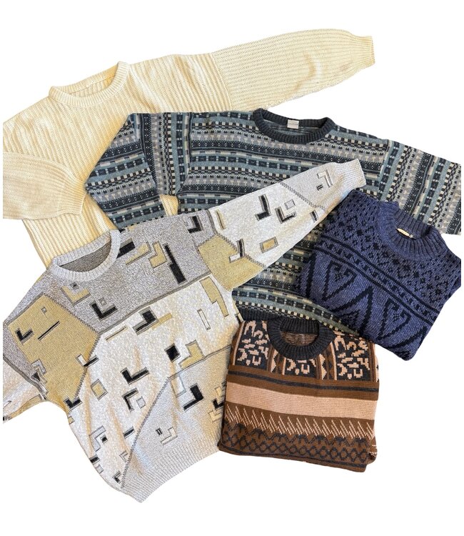 Vintage Knitwear: Coogi Style Sweater