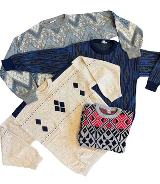 Vintage Knitwear: Coogi Style Sweater