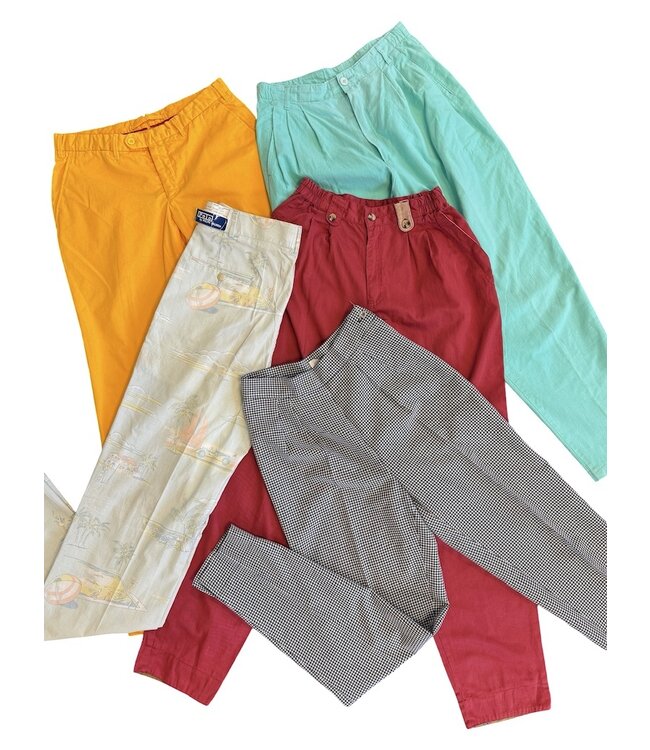 Vintage 80s Summer Pants Wholesale | ReRags