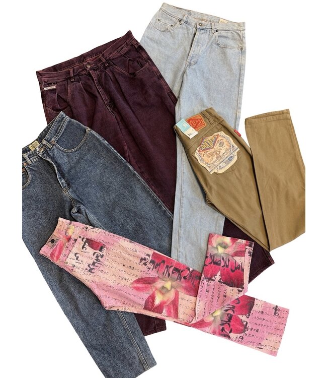 Vintage Pants: High Waisted Jeans Ladies