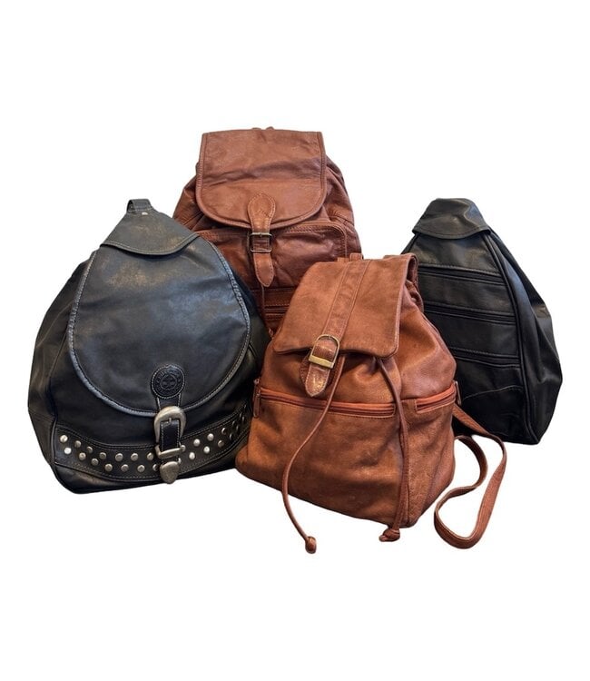 Cuero vintage mochilas al por mayor | ReRags