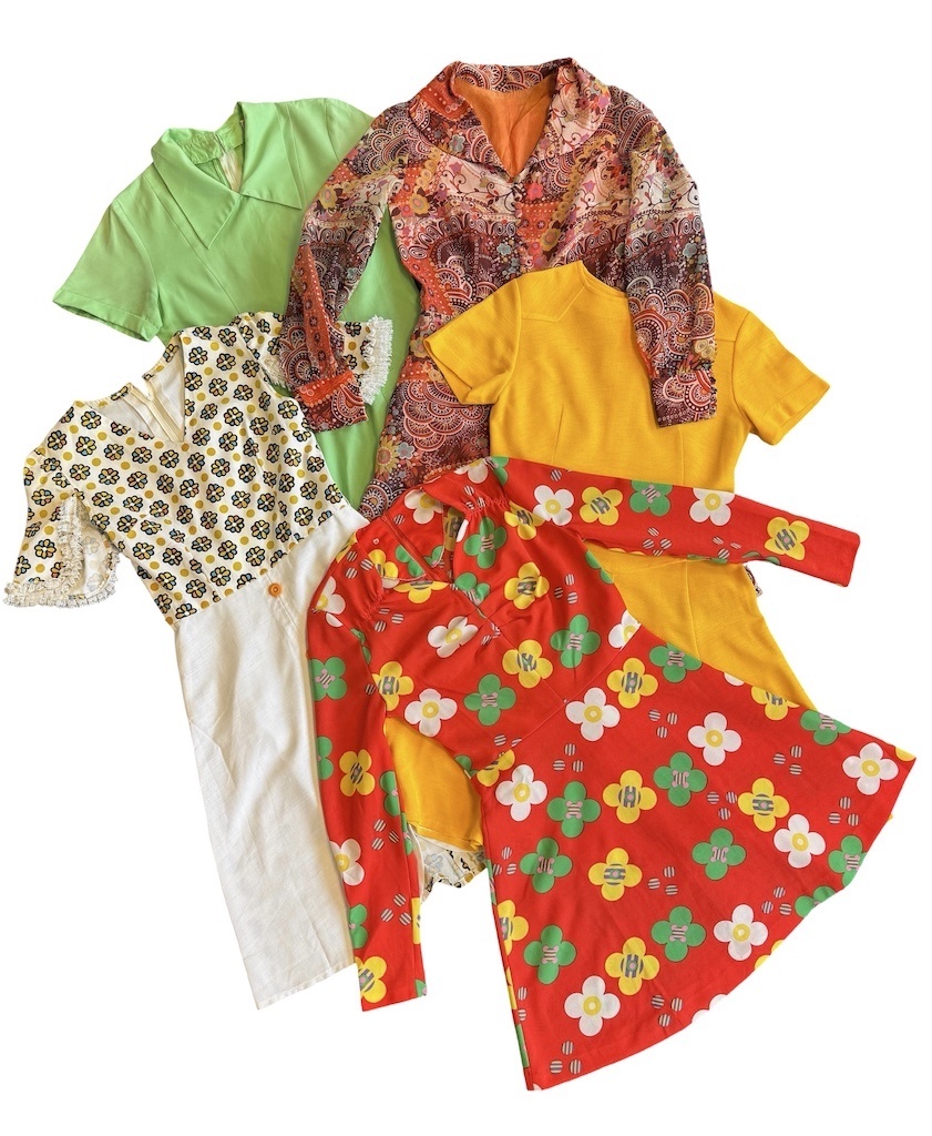 Vintage 60s & 70s Dresses Wholesale