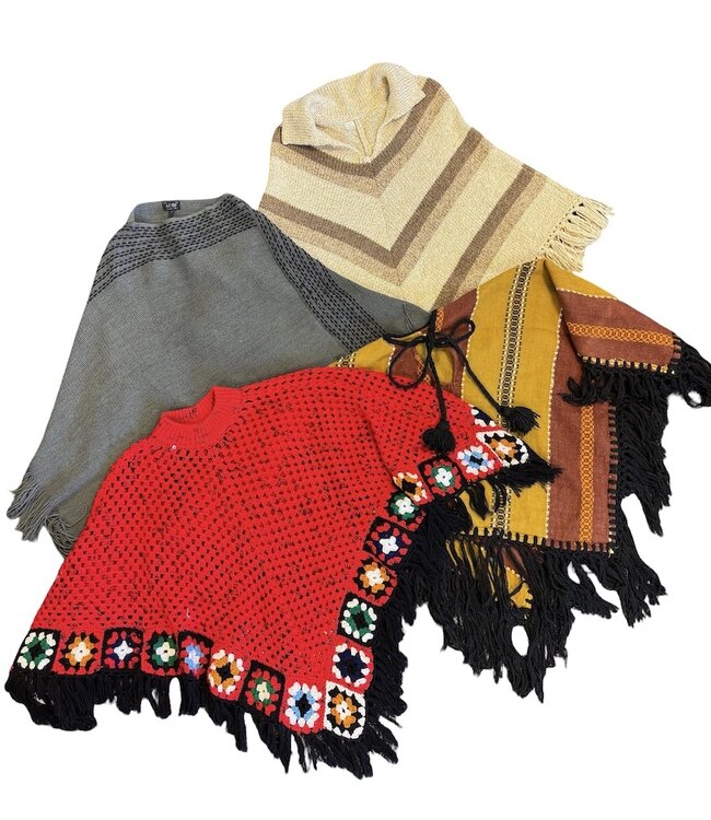 Vintage Knitwear: Poncho's