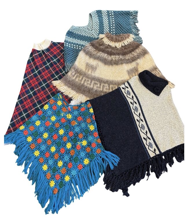 Vintage Knitwear: Poncho's