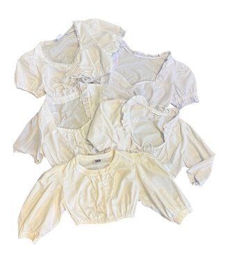 Vintage Oberteile | Crop Dirndl Blusen