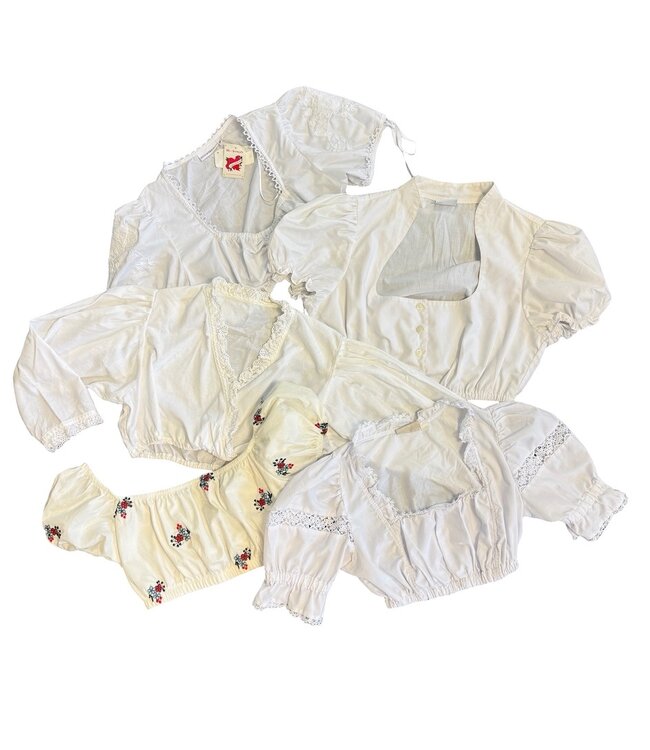 Hauts Vintage: Chemisiers Dirndl
