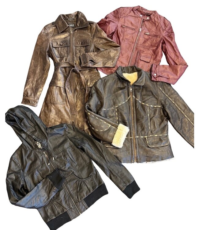 Vintage Jackets: Y2K Leather Jackets Ladies