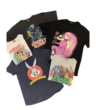 Chemises Vintage: T-Shirts Comique et Manga