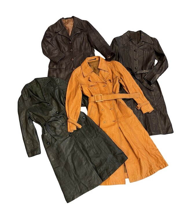 Vintage Coats: 70's Nappa Leather Coats Ladies