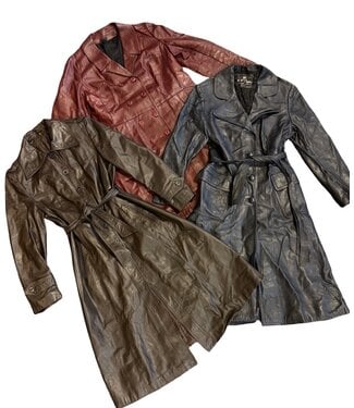 Vintagekappor | 70s Nappa läderkappor dam