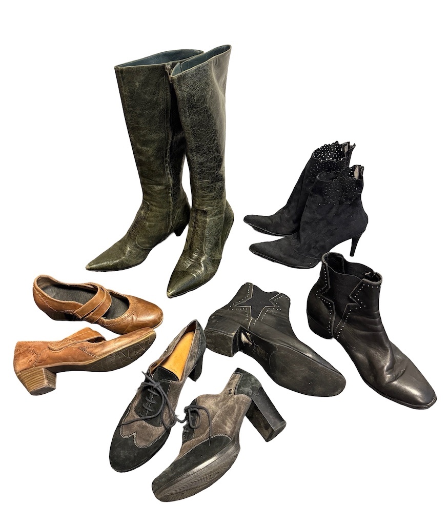 レディース archive studs boots 2way y2k grunge punk