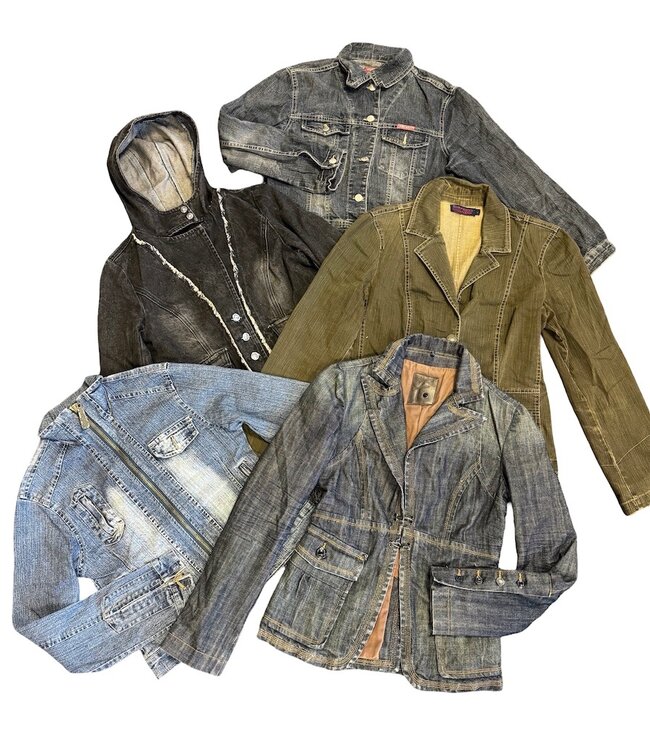 Vestes en Denim Y2K Vintage en Gros | ReRags